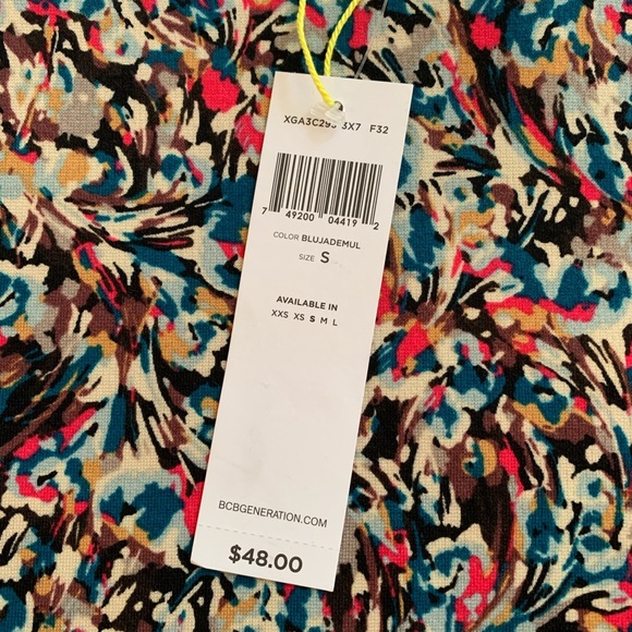 ☀️BCBGeneration Multicolor Bodycon Pencil Skirt. S - Picture 3 of 3